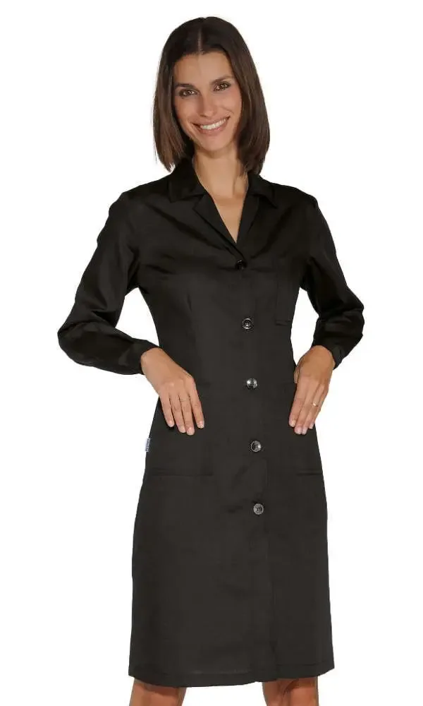 Black Women’s Button-Front Work Apron