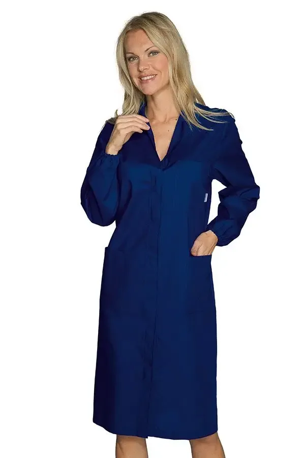 Navy Women’s Buttoned Work Coat