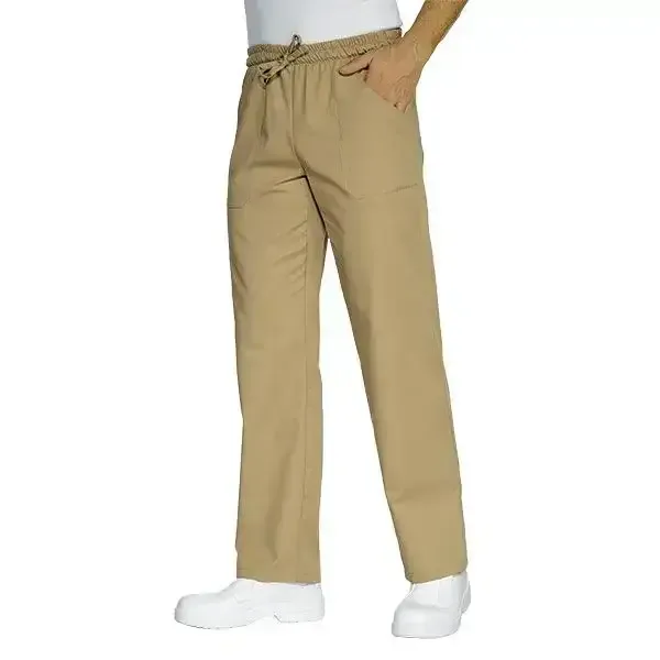 Men’s Chef Trousers with Elasticated Waist and Pockets