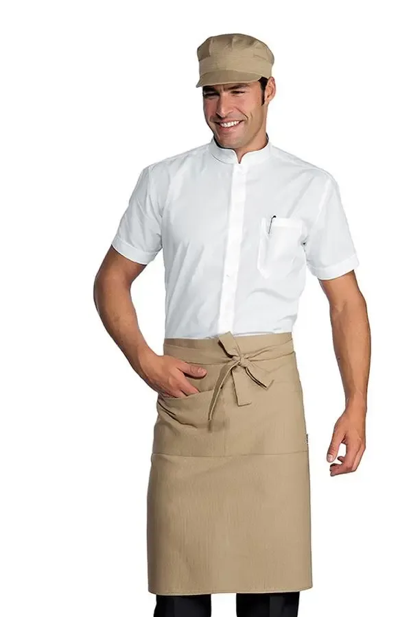 Men’s Ecru Tie-Waist Waiter’s Uniform