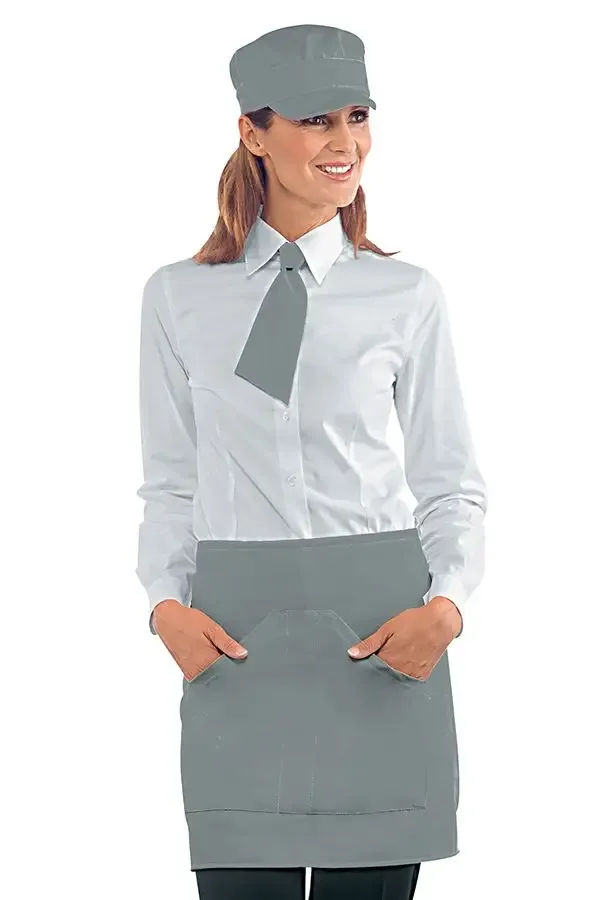 Women’s Waiter Uniforms – Grey Women’s Apron with Pockets