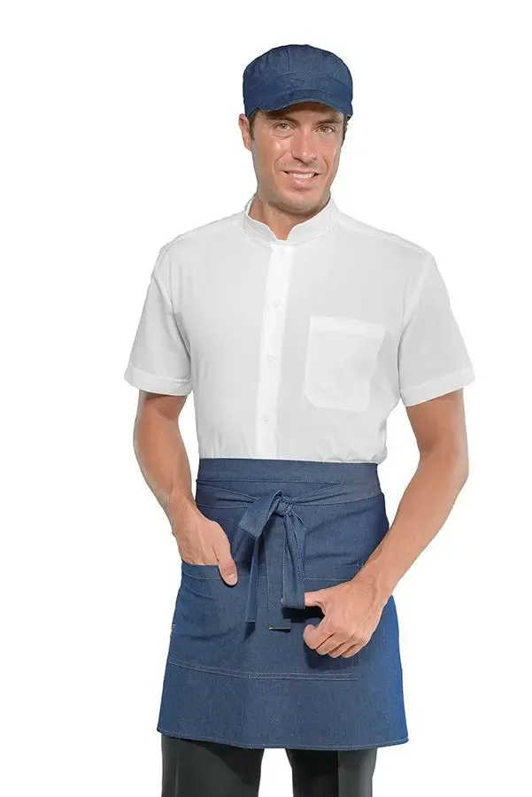 Men’s Denim Barista Apron with Pocket