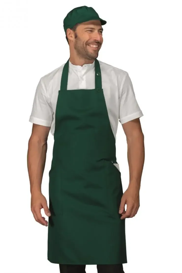 Printed Men’s Waiter’s Apron – Neck Strap Bib Apron