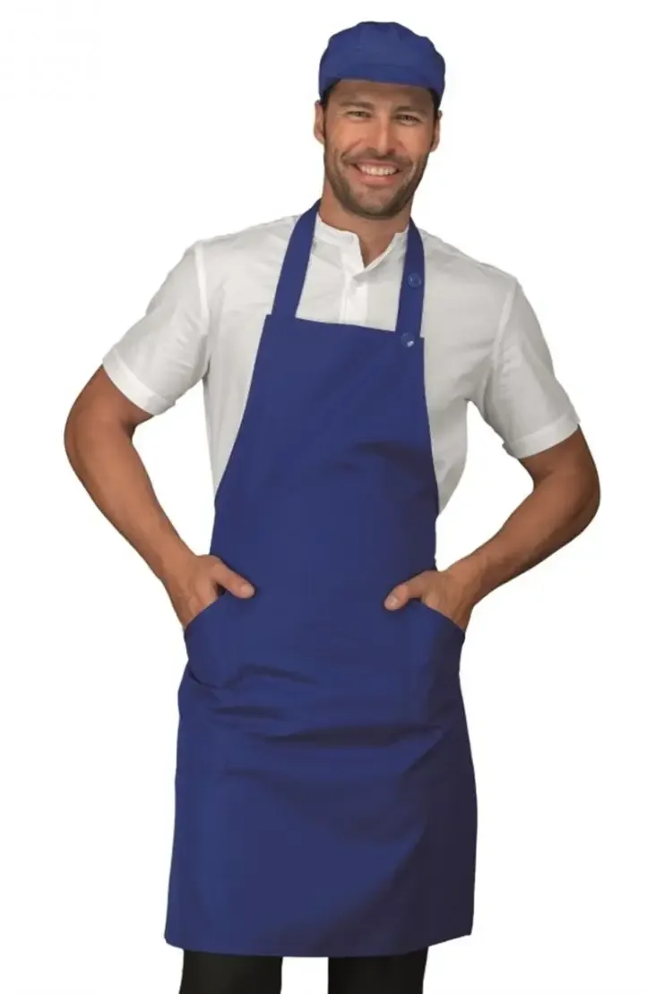 Waiter’s Bib Apron with Pockets and Neck Tie