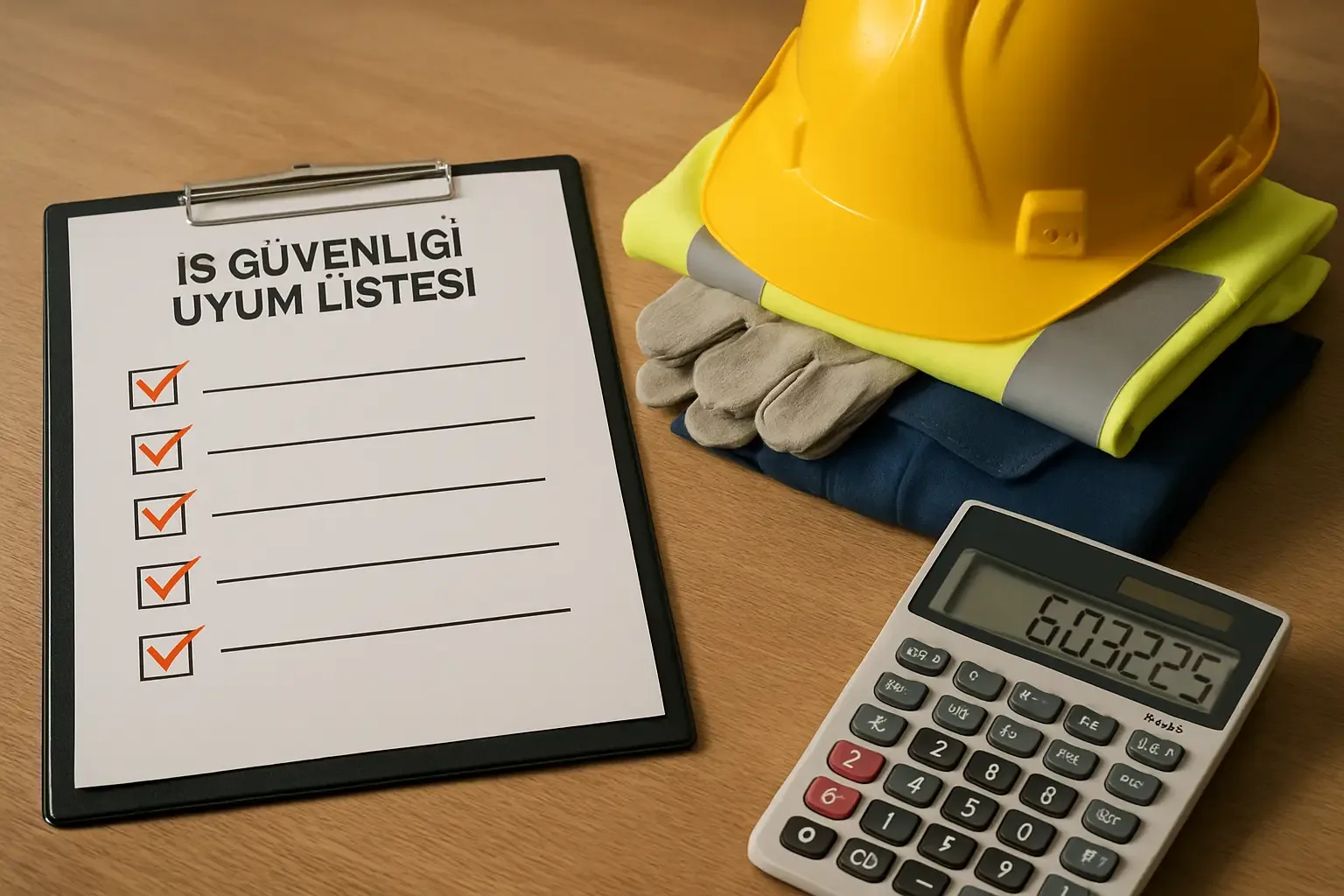 İşveren KKD yükümlülükleri kontrol listesi - baret yelek polo tişört eldiven bütçe planlaması