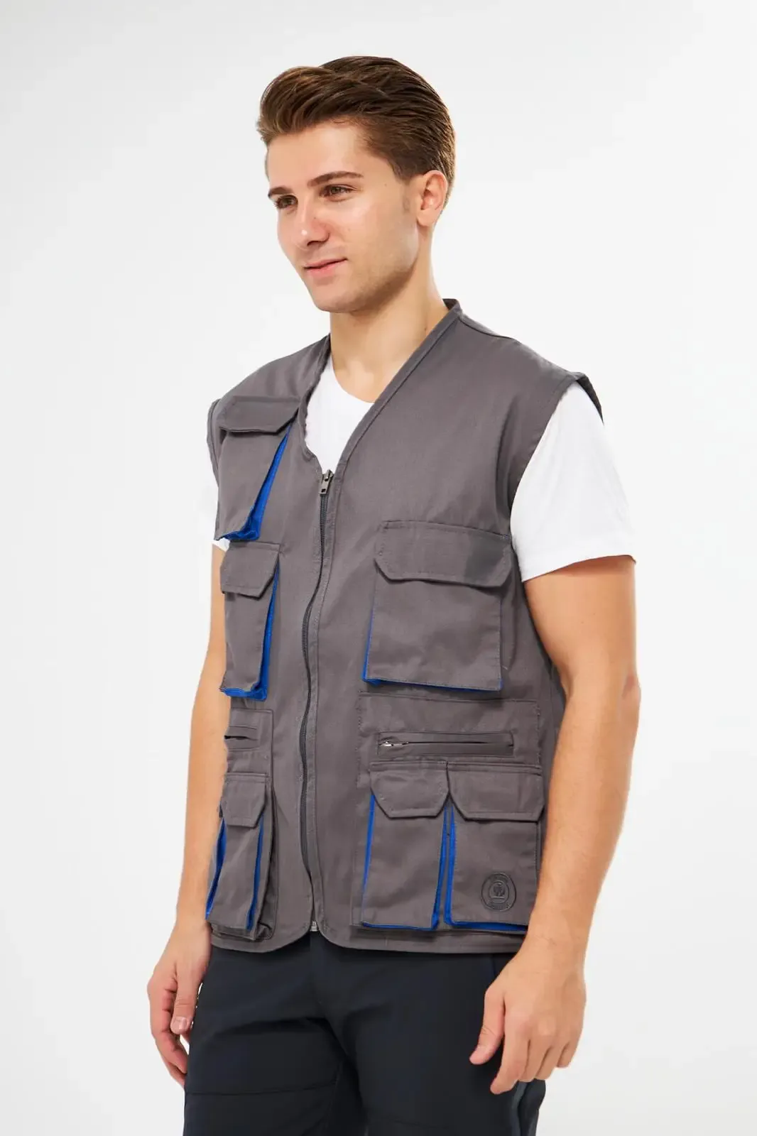 Yelek Harman Karışımı Tactical Gri