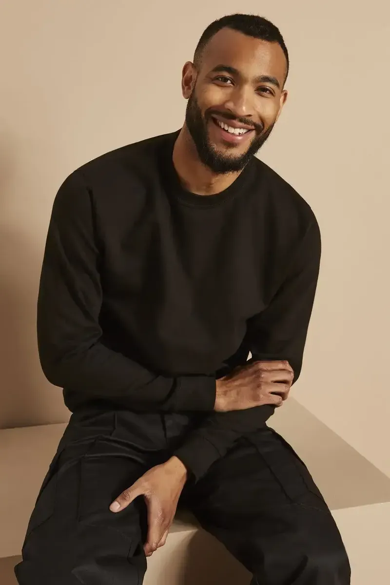Siyah Renk Kışlık Logolu Sweatshirt