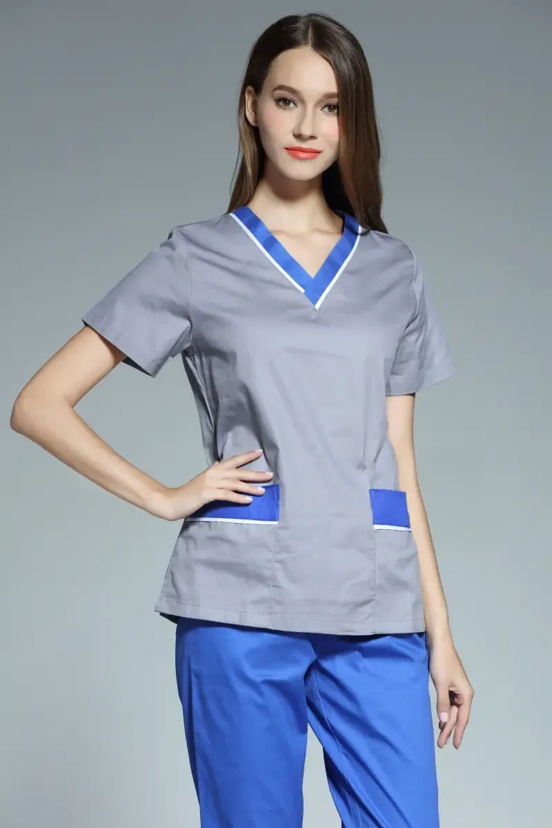 V Yaka Doktor ve Hemşire Takımı - Hastane Önlük Takım
