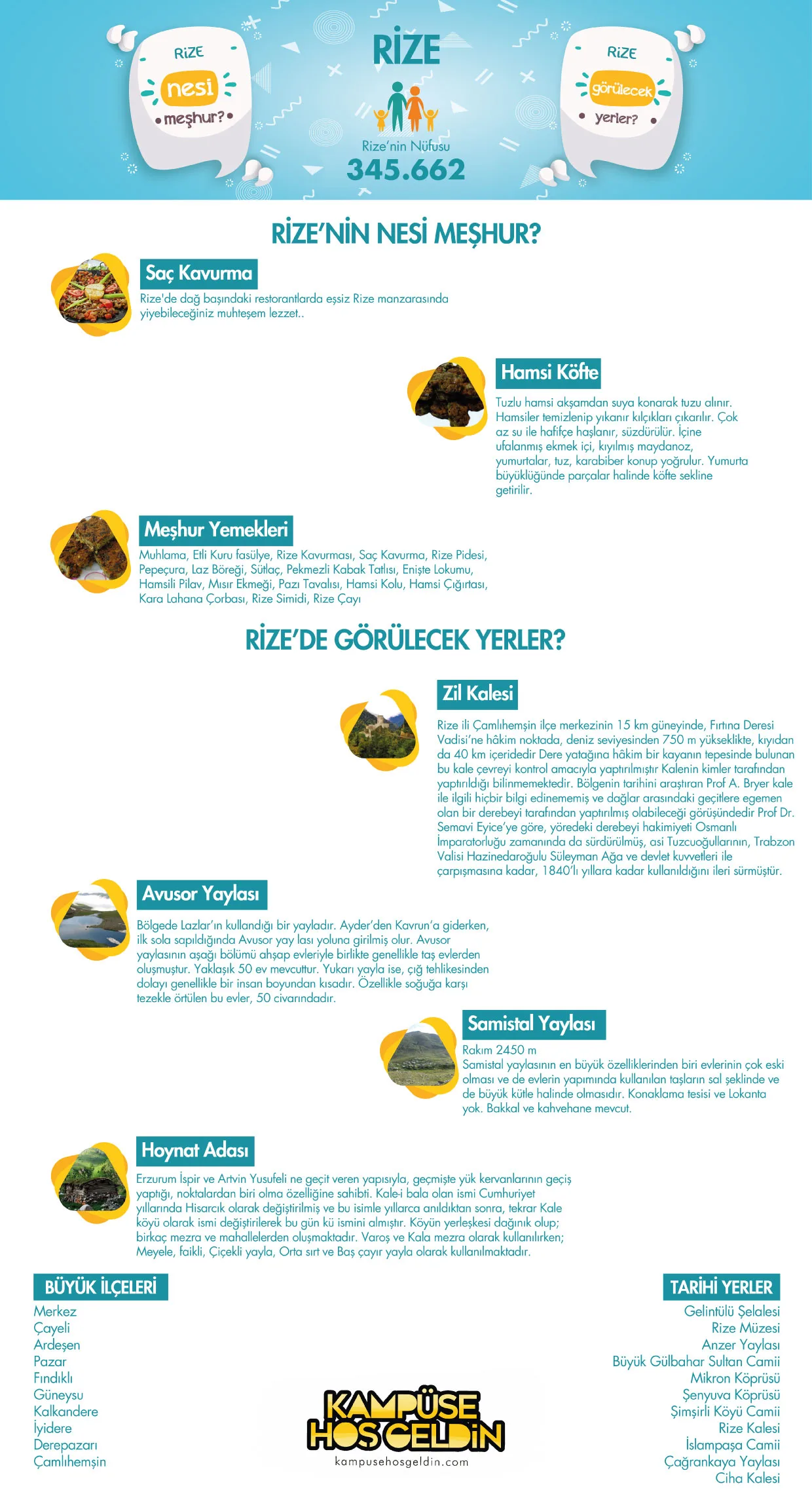 Rize nesi meşhur? — infografik