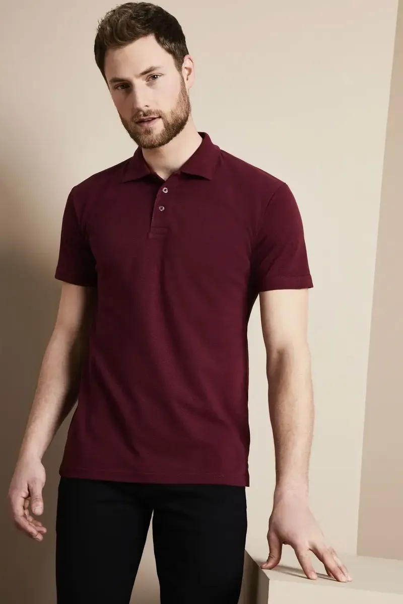 Düğmeli Polo Yaka İş Tişörtü