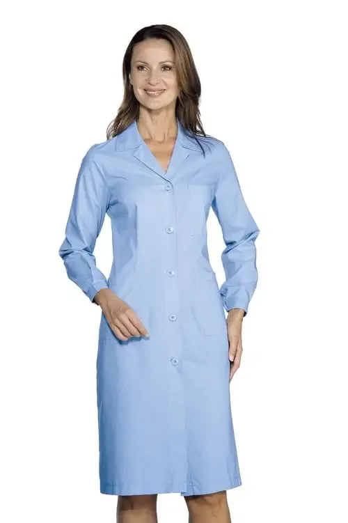 Shirt-Collar Above-Knee Coat – Cleaning and Tea Server Coat