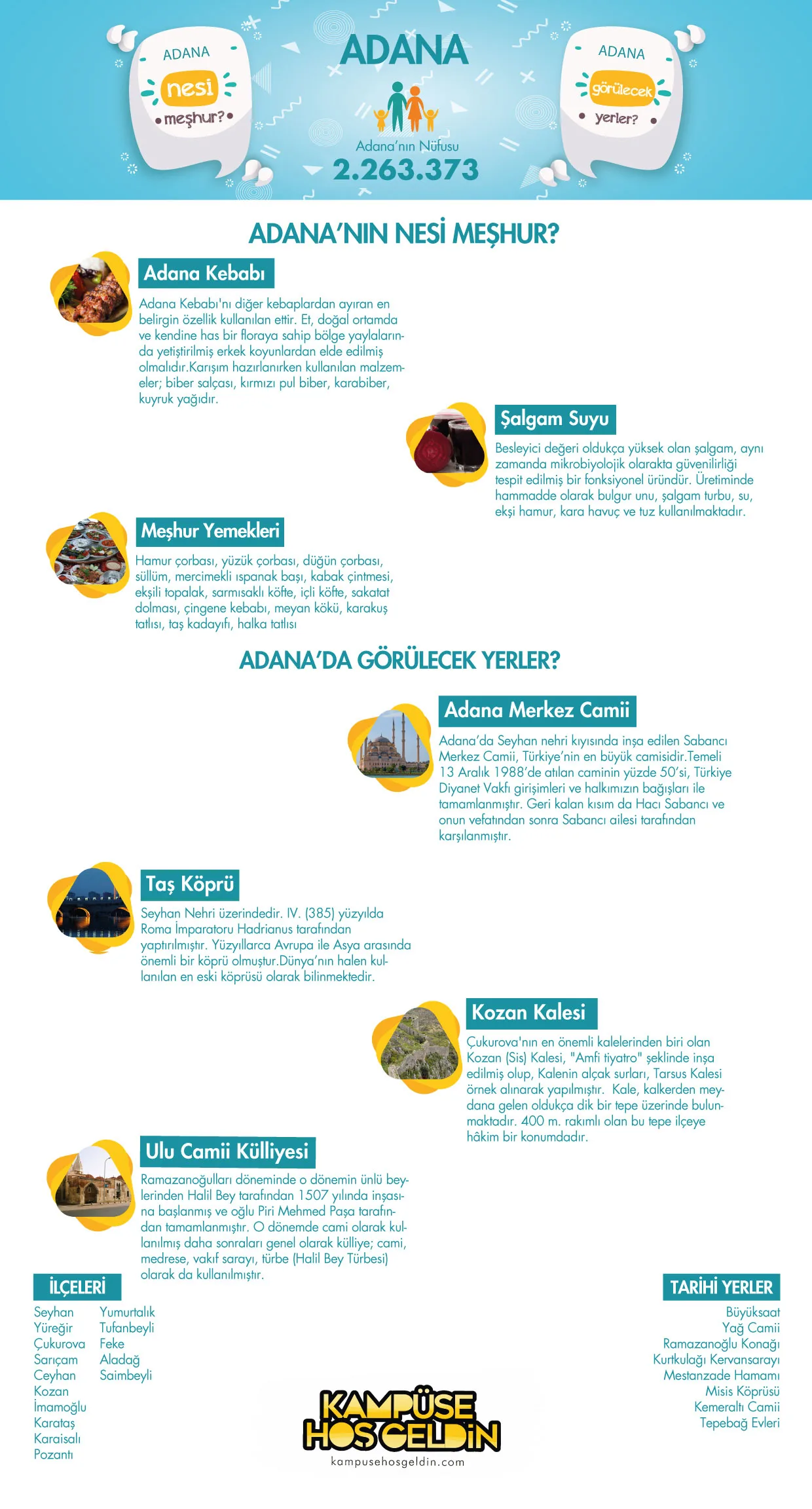 Adana nesi meşhur? — infografik