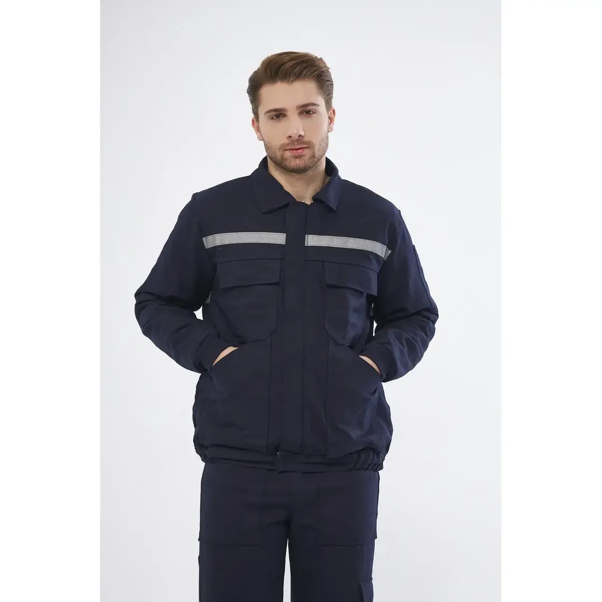 7/7 Gabardine Reflective Work Jacket
