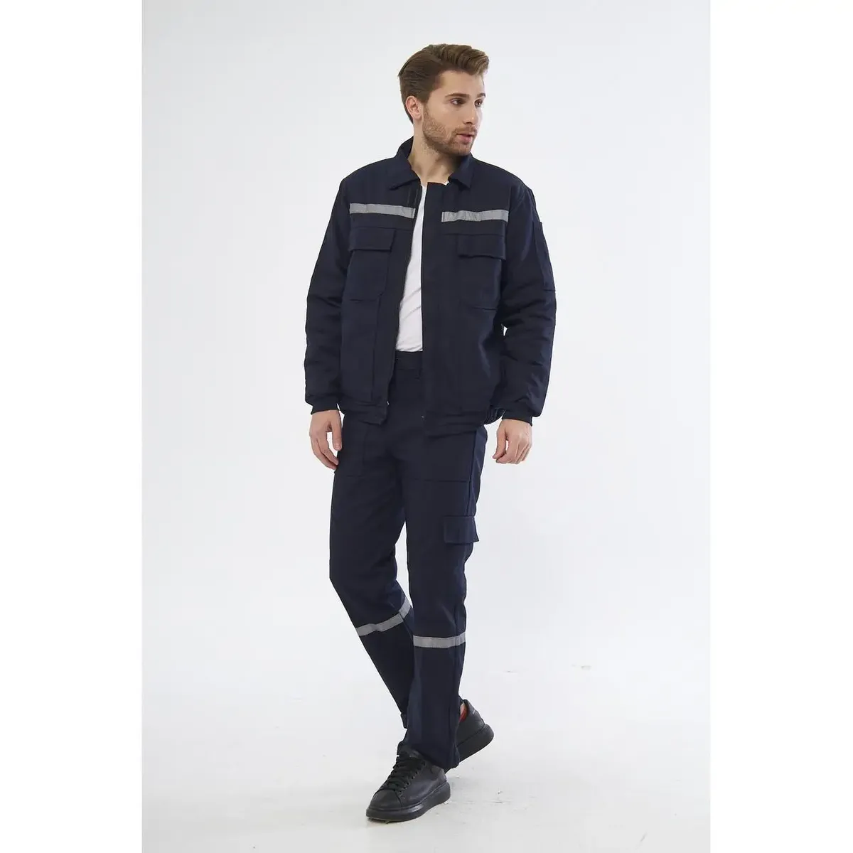 7/7 Gabardine Reflective Work Jacket
