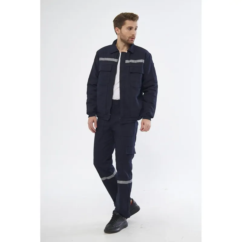 7/7 Gabardin Reflektörlü İş Montu