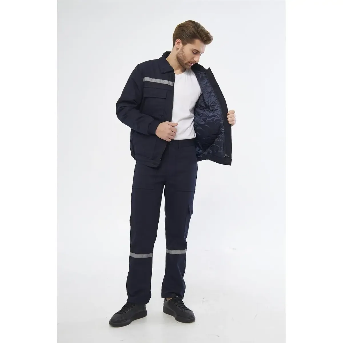 7/7 Gabardine Reflective Work Jacket