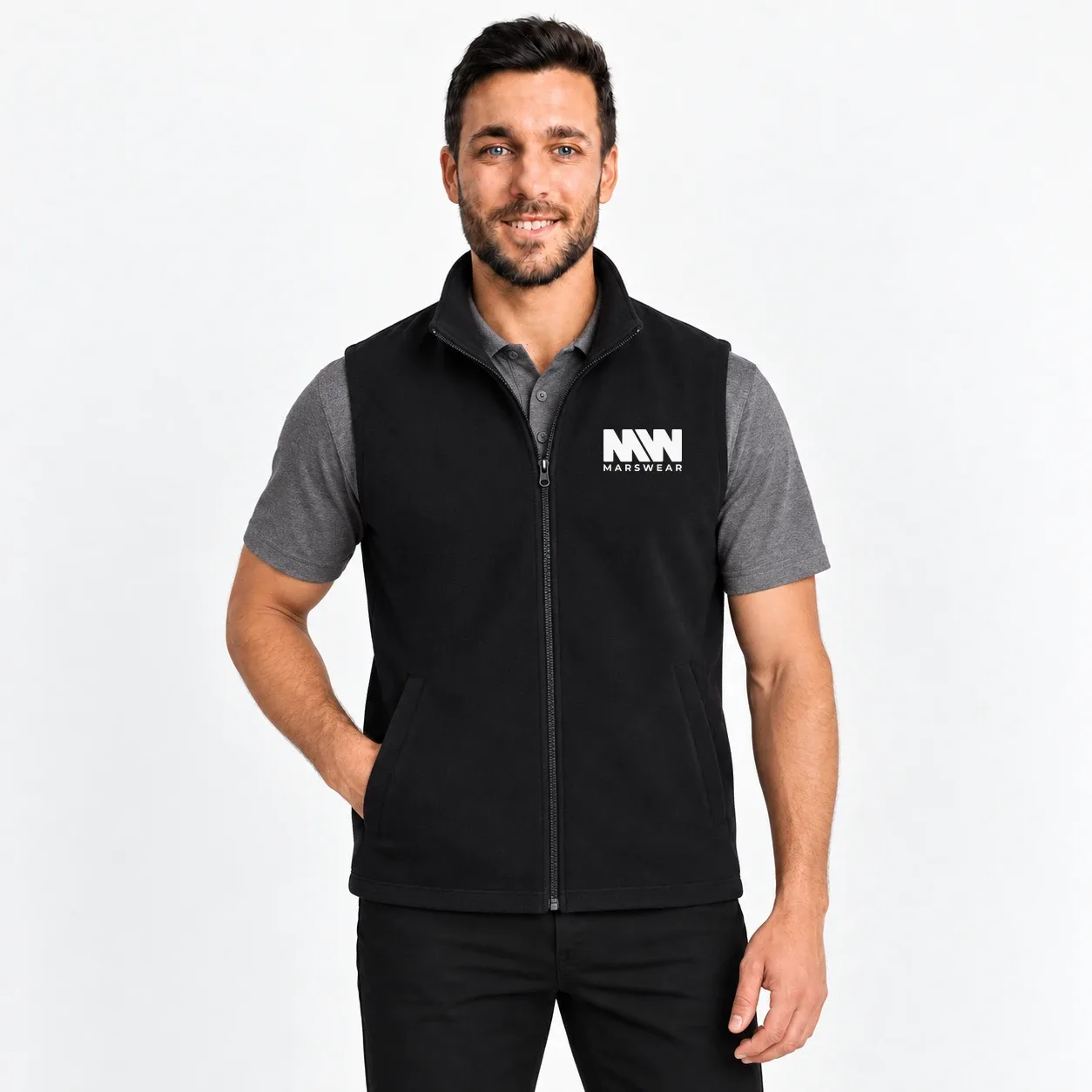 Fleece Gilet — Logo and Embroidered Work Gilet