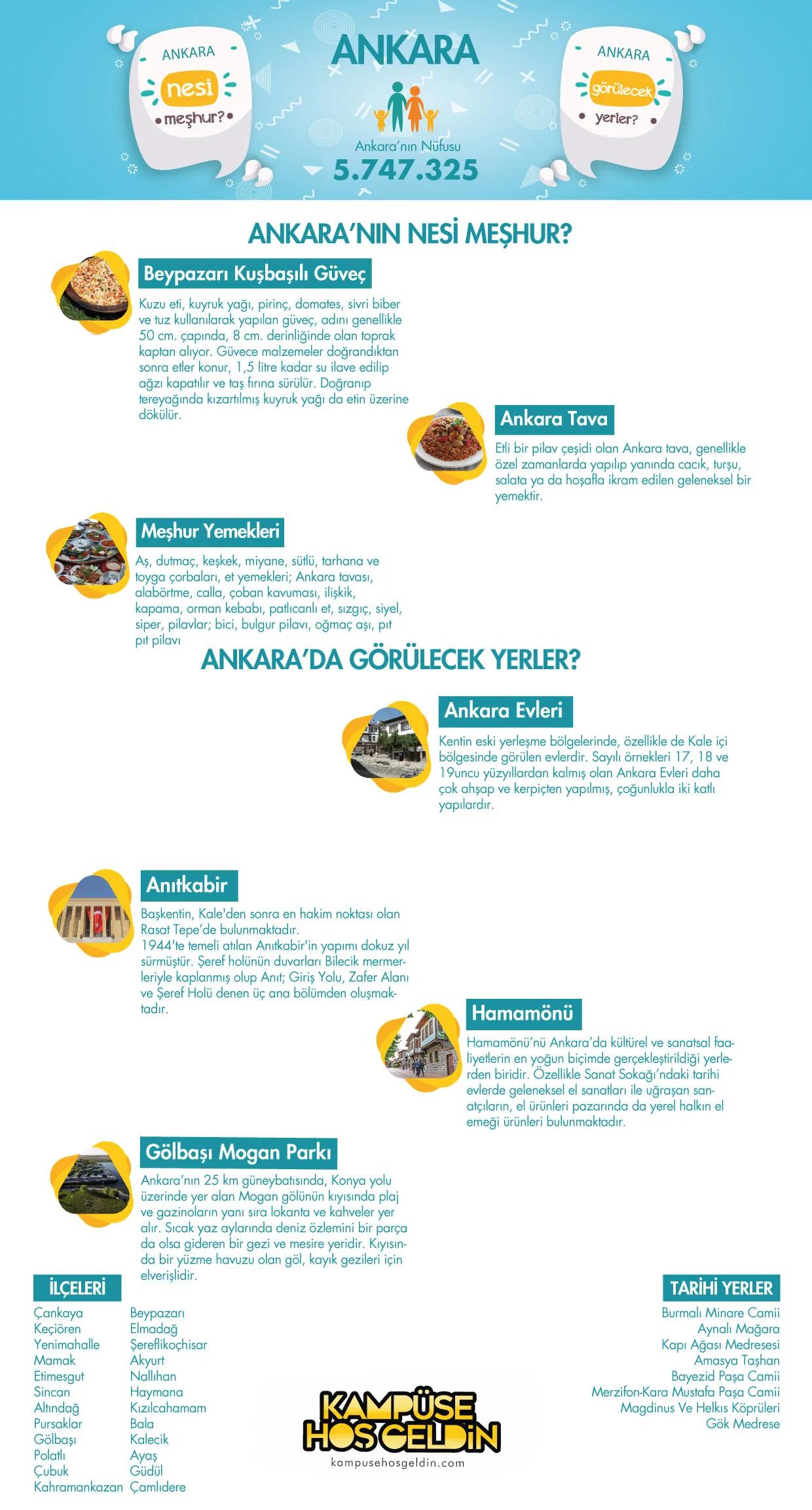 Ankara nesi meşhur? — infografik