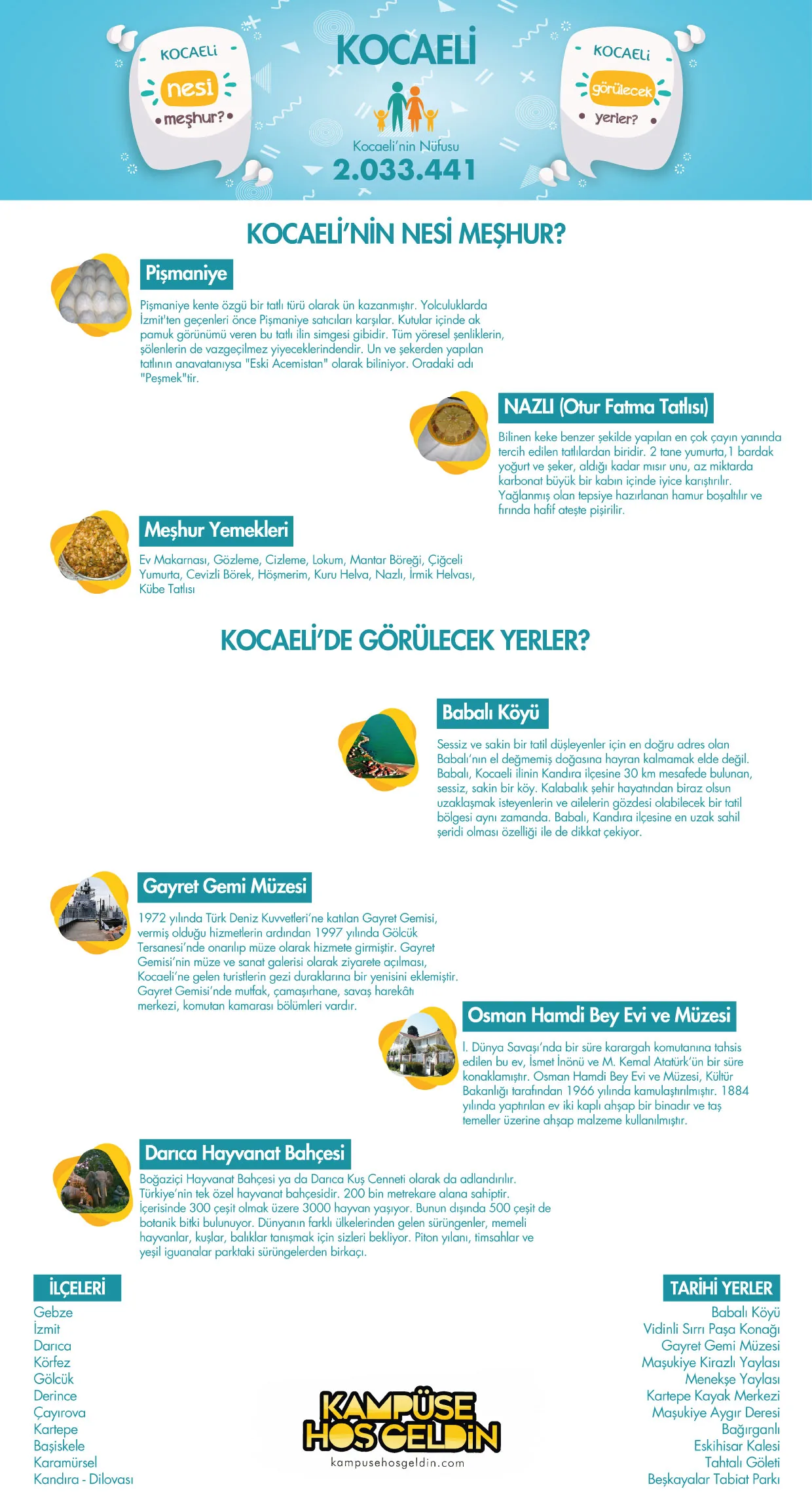 Kocaeli nesi meşhur? — infografik