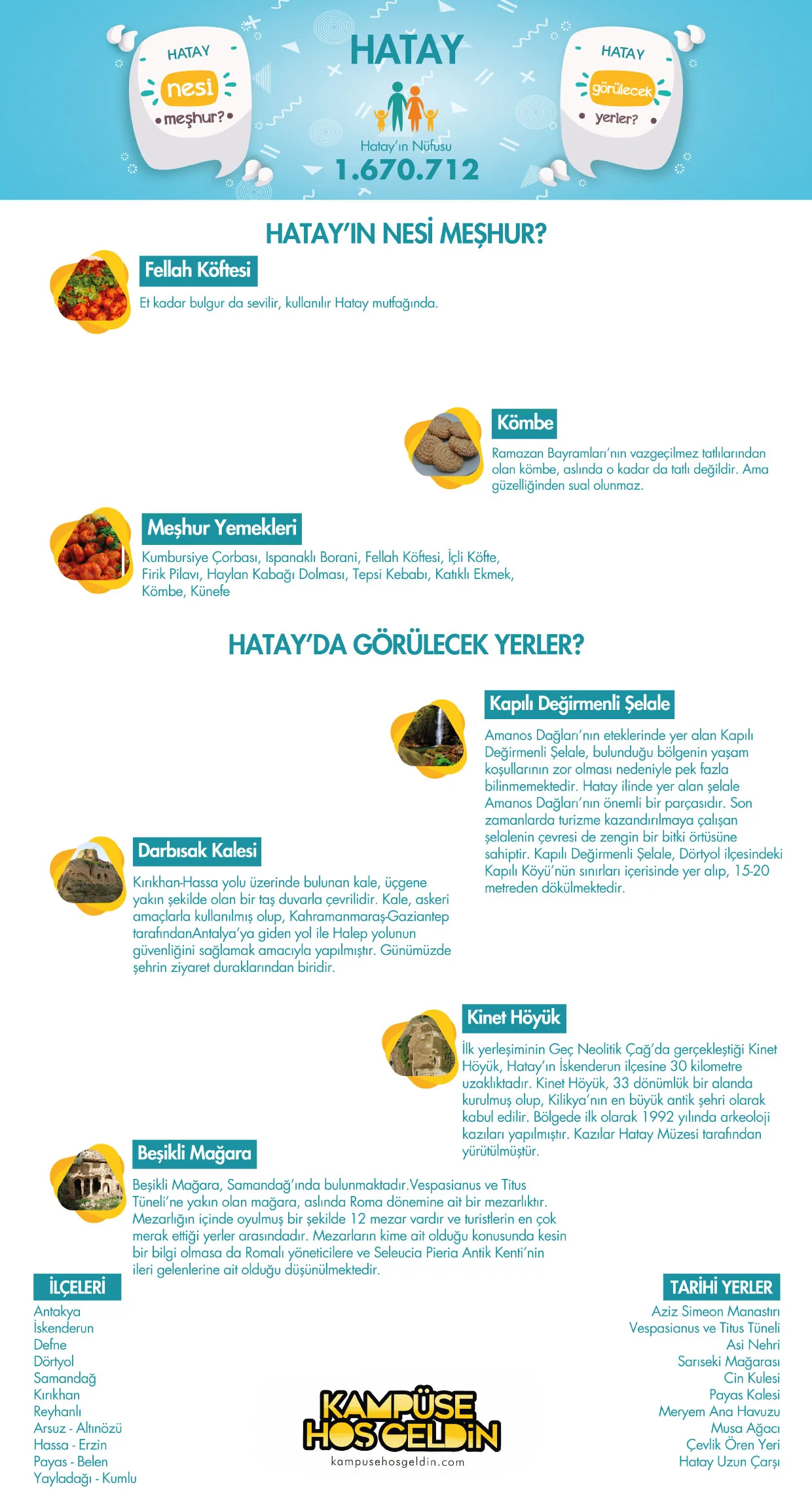 Hatay nesi meşhur? — infografik